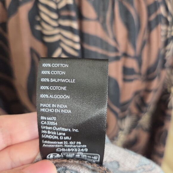 Free People Sweet Nothing Midi/Maxi Dress Women Med Brown Patina Combo Vacation - Picture 15 of 15